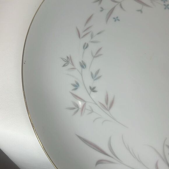 Wentworth Japan Fine China 10 1/4 In Round Plate Gold Trim Pink Blue Floral - Picture 5 of 6